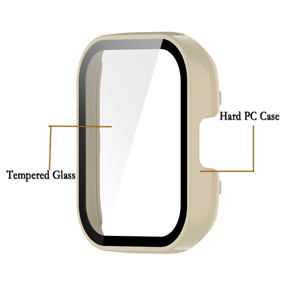 Protective Case For Redmi Watch 3 Case With Tempered Glass Hard PC Watchcase 2 in 1 Watch Cover Asseccories apple watch screen protector watch screen protector case watch screen protector apple watch screen protector case watch protective case watch cover watch protective cover apple watch case tpu protective case bumper protective case