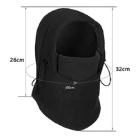 New Fashion Warm Cap Winter Men Women Hats Waterproof Thermal Fleece Balaclava Hat Hooded Neck Warmer Hiking Scarves Hats 5