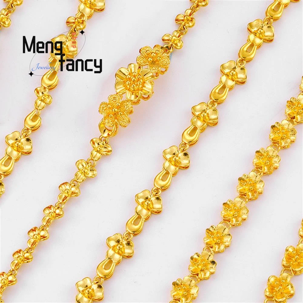 24k Gold Bracelets Womens Vietnamese 24k Gold Bracelet Luxury