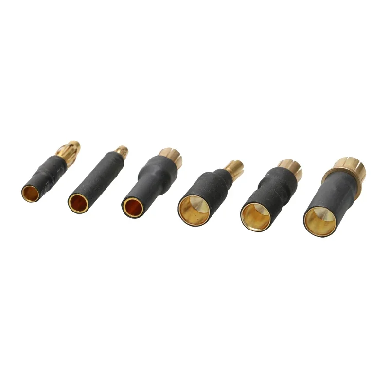 5PCS DIY RC 항공기 모델 장난감 모터 ESC 어댑터 4mm/6.5mm/8mm 바나나 남성 플러그-3.5mm/6mm/6.5mm 금도금 여성 커넥터
