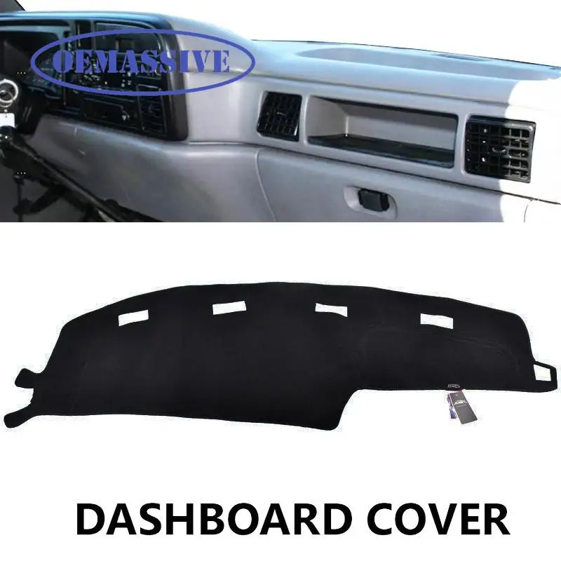 Dashboard Cover OEMASSIVE Fit For Dodge Ram 1500 2500 3500 1994-1997 Dashmat Dashboard Cover Pad Sun Shade Dash Board Cover Carpet