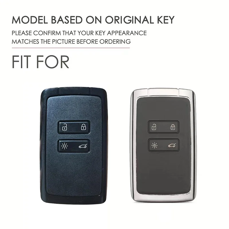 Premium Leather Car Key Cover - Smart Remote Fob Case