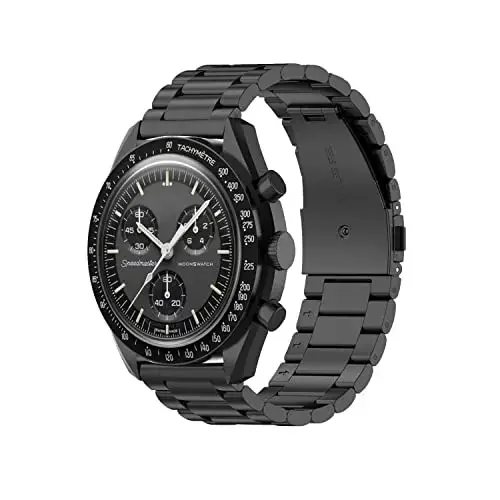 Silver Stainless Steel Strap with Metal Folding Buckle