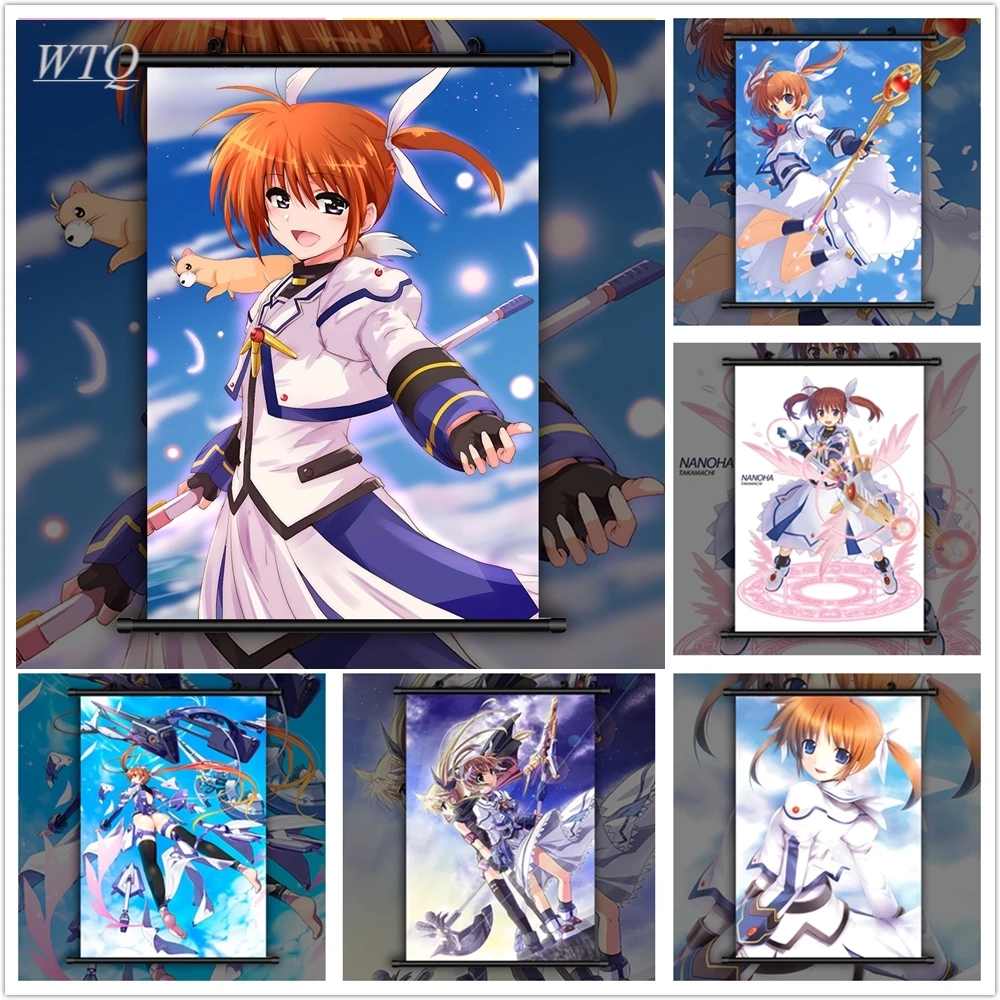 

Mahou Shoujo Lyrical Nanoha Takamachi Wall Posters Anime Posters Canvas Painting Wall Decor Posters Wall Art Picture Home Decor