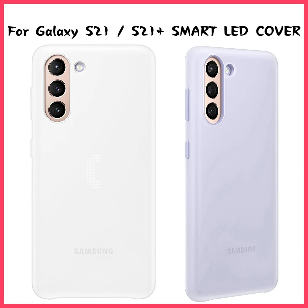 

Samsung Original Smart LED Cover For Samsung Galaxy S21+ S21 Plus S21Plus Emotional Led Lighting Effect Phone Cover