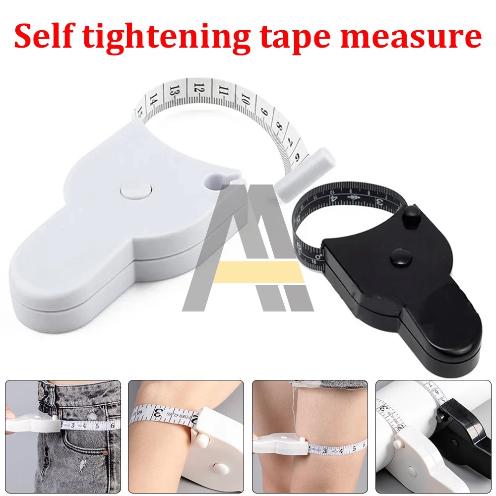 150cm Body Measuring Tape Automatic Telescopic Measuring Tape For Body Measurement & Weight Loss Tailor Sewing Craft Cloth