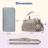 Mommy Diaper Bag Baby Stroller Organizer Backpack Large Capacity Outdoor Travel Maternity Bag with Insulated Pocket Changing Pad 5