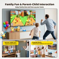 Игровая консоль KINHANK MotionX для детей и семьи, обновления наступательных значений, детская игрушка, активная игровая система, физическая активная активность в помещении — изображение 4