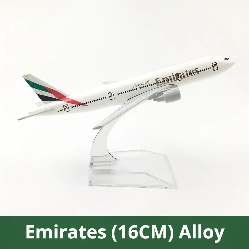 

16 см модель самолета из сплава Emirates Boeing777 литая искусственная Коллекционная Миниатюрная игрушка для мальчиков дропшиппинг