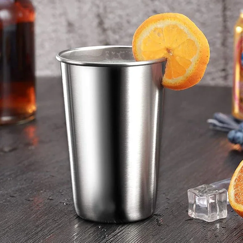 4PCS Stainless Steel Cups 170ml Mini Set Outdoor Practical Travel Mini Set Glasses For Whisky Wine Kitchen Dining Bar Home Tools