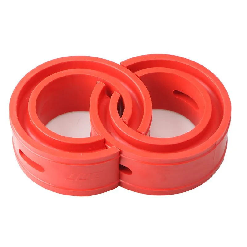 2 pcs Universal Red TPE Car Shock Absorbers Spring Bumper Power Auto B