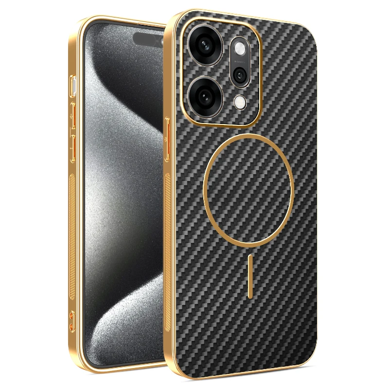 Carbon Fiber Magnetic Wireless Charging Protective Case