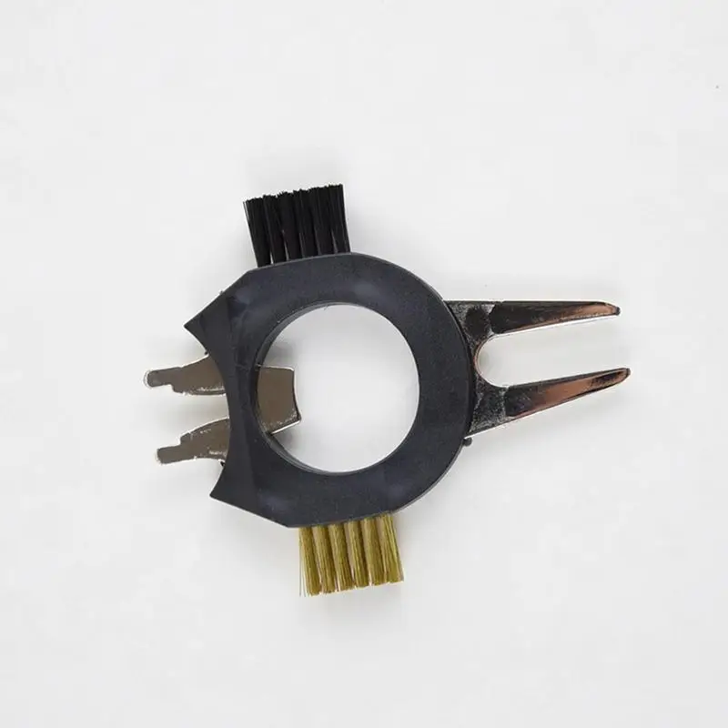 Golf Divot Repair Tool Multifunctional Golf Repair Tool Bottle Opener Magnetic Ball Marker With Shoe Nail Remover Pitch Groove