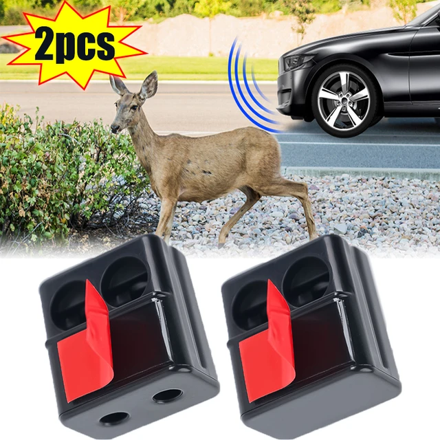 Répulsif à ultrasons pour animaux de voiture, sifflets d'iode, autocollant,  cerf, dispositif d'alarme, colle, sécurité des animaux - AliExpress,  dispositif de voiture d'animal 