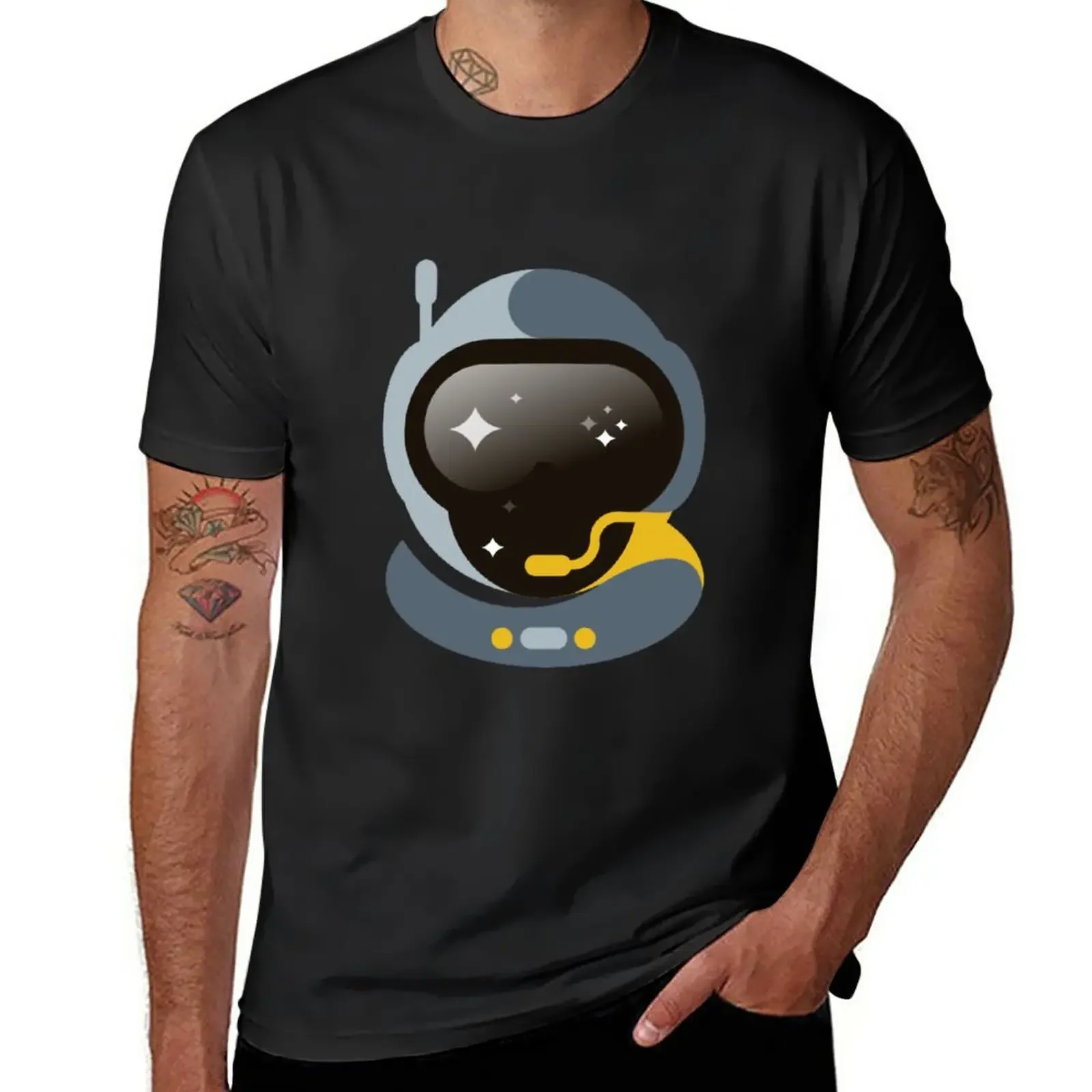 space station gaming Sticker T-Shirt plus sizes Blouse oversized t shirt men