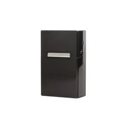 Sleek Metal Tobacco Cigarette Case for Men - Durable and Stylish Holder (Black)