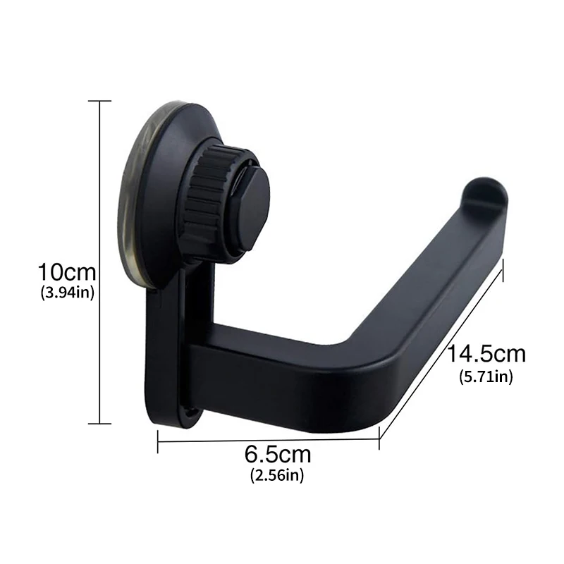 Wall-mounted toilet paper holder with suction cup bathroom kitchen vacuum adsorption nail-free wall waterproof moisture-proof