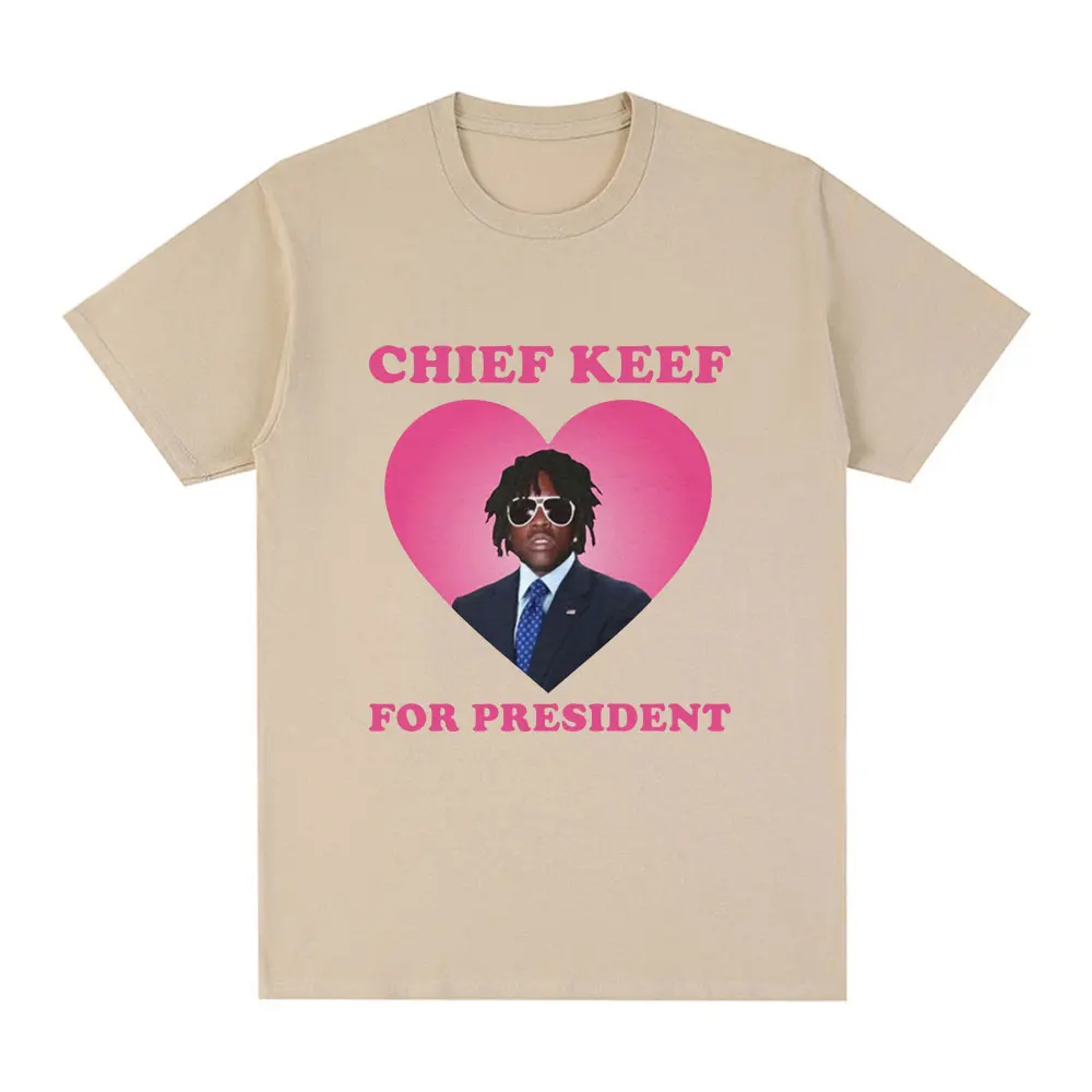 Rapper Chief Keef für Präsident T Shirt Männer Mode Casual Kurzarm T-shirt  Ästhetische Vintage Übergroßen T-shirts Streetwear - AliExpress, image size:1000x1000