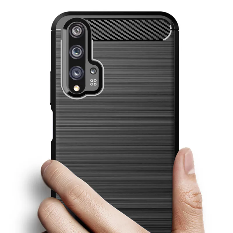 Premium Shockproof Silicone Carbon Fiber Phone Case