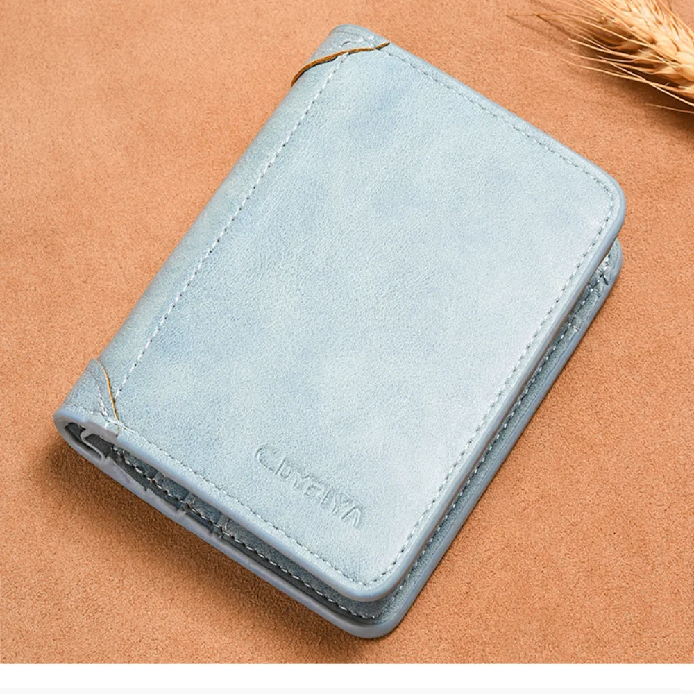Luxury Designer Men's Wallet PU Leather Credit Card Holder Purse for Men Cardholder Wallets Female Handbag Carteira Masculina 6