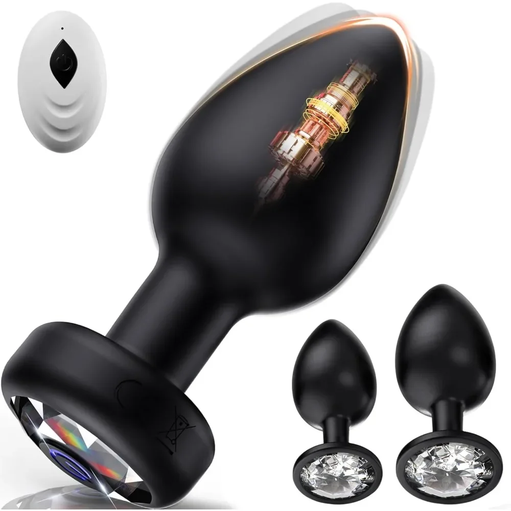 Anal Plug Vibrator for Men Women Butt Plug Men Prostate Massager Female Buttplug Remote Control Adult Sex Toys for Women Gay