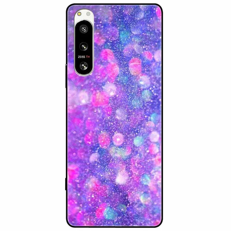 Soft Black Silicone Forest Painted Phone Back Cover TPU Coque