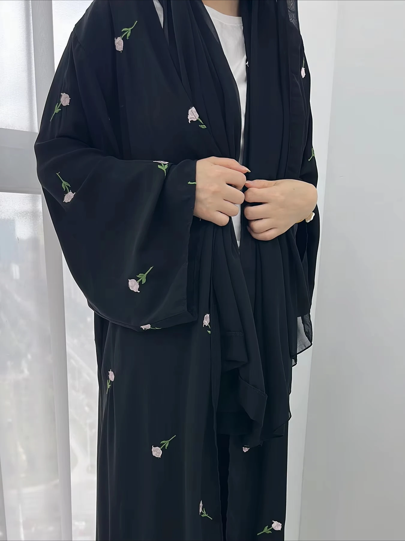 عباية للنساء فساتين جلابية مطرزة رمضان عيد مسلم ال...