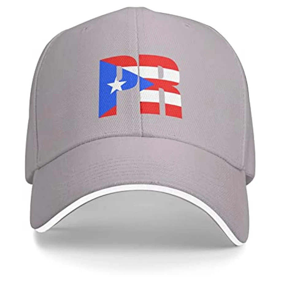 

Puerto Rican Flag Unisex Baseball Cap Fits Men Women Adjustable Dad Hat Sandwich Bill Cap