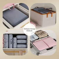 Storage Bag Clothes Sorting Wardrobe Special Cotton Clothes Compression Organizador Armario Under Bed Home Dorm Room Essentials 2