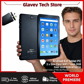 2026 Sales 7 Inch LF705 Android 6.0 Tablet PC 2GB RAM 16GB ROM 3G Phone Call 1024 X 600 Pixels Quad Core 1