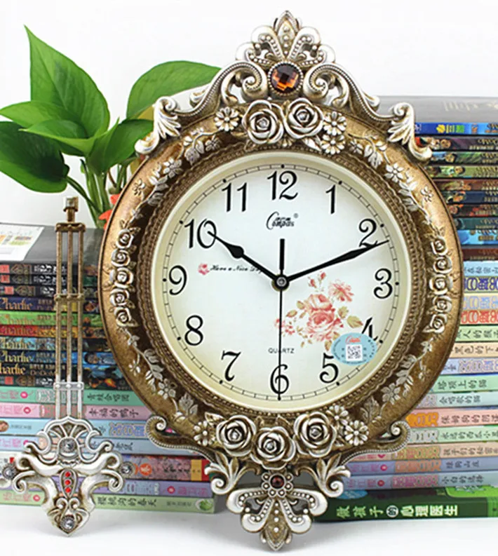 Vintage Silent Swing Large Wall Clock Style 2 56X29CM  