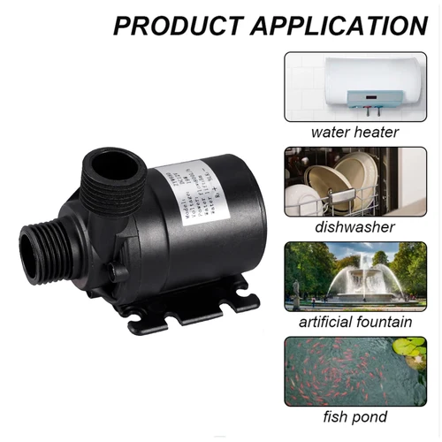 브러시리스 태양 전지 워터 펌프, 12V, 800l/h, 50W, RV, 보트, 자동차용 태양 전지 패널, 야외 배터리 공급, 캠핑, 여행용 3