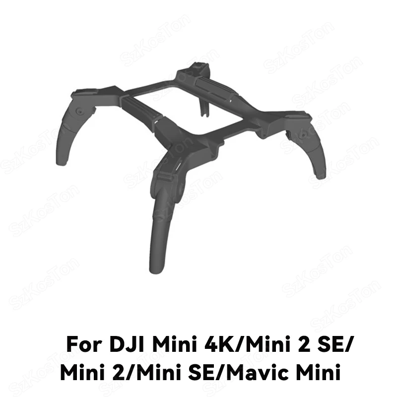 Landungszug Für DJI Mavic Mini 2 / Mavic Mini – Höher Gelegtes Fahrwerk Aus Kunststoff, Klappbar & Leicht (10 G) – Schutz Vor Schmutz & Stößen