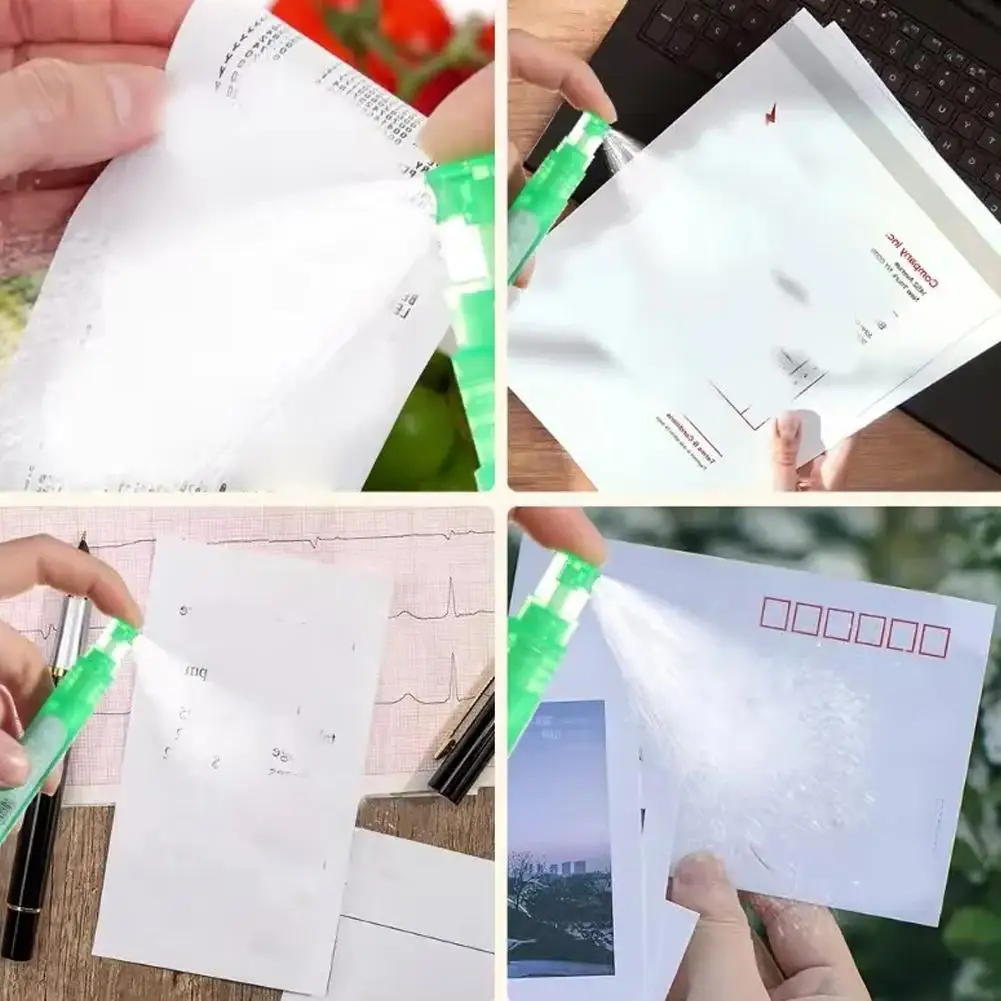 휴대용 감열지 수정액 빠른 건조 안티 피핑 신분 정보 ID 정보 프라이버시 보호기 빠른 지우개 커버