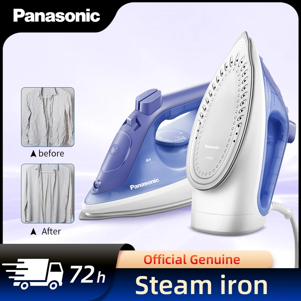 2000W Steam Iron - Compact Vapor Generator Home Steam Iron for Clothes, Sewing, Quilting and Crafting Ir 1
