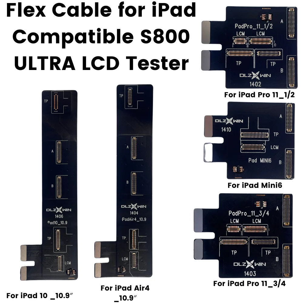 Phone Repair Tools Flex Cable For iPhone 13 Pro 13 Pro Max 14 14 Max 15Pro 15 For iPad Base Board Compatible for S800 ULTRA