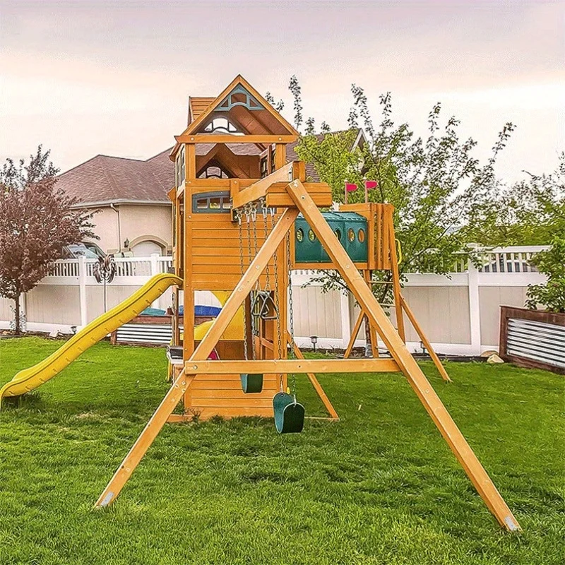 Steel Driven Ground Anchors for Wooden Swings Stakes Impact Ground Sleeves Wood Post Reinforcement Heavy Duty Fixation