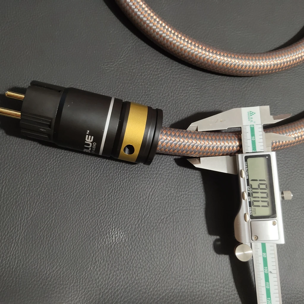 HIFI Speaker Amplifier Audio Power Cord 11awg*3 OCC conductor EU/US schuoko standard