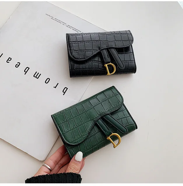 Crocodile Embossed Print Wallets for Women Women's 