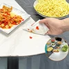 Diameter 1.8 meters Disposable Tablecloth Plastic Thin Film Table Covers Dinner Cloth Table Decor 2