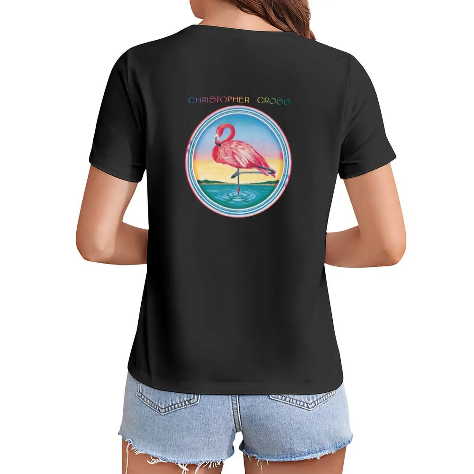

Christopher Cross Debut T-Shirt aesthetic clothes animal prinfor white t-shirts for Women