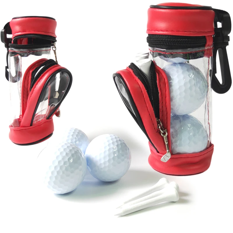 

7Pcs/set Portable Golf Balls and Tees Pouch Bag Storage Case Holder with 3 Balls and 3 Tees Set Goft Training Gift for Golfers