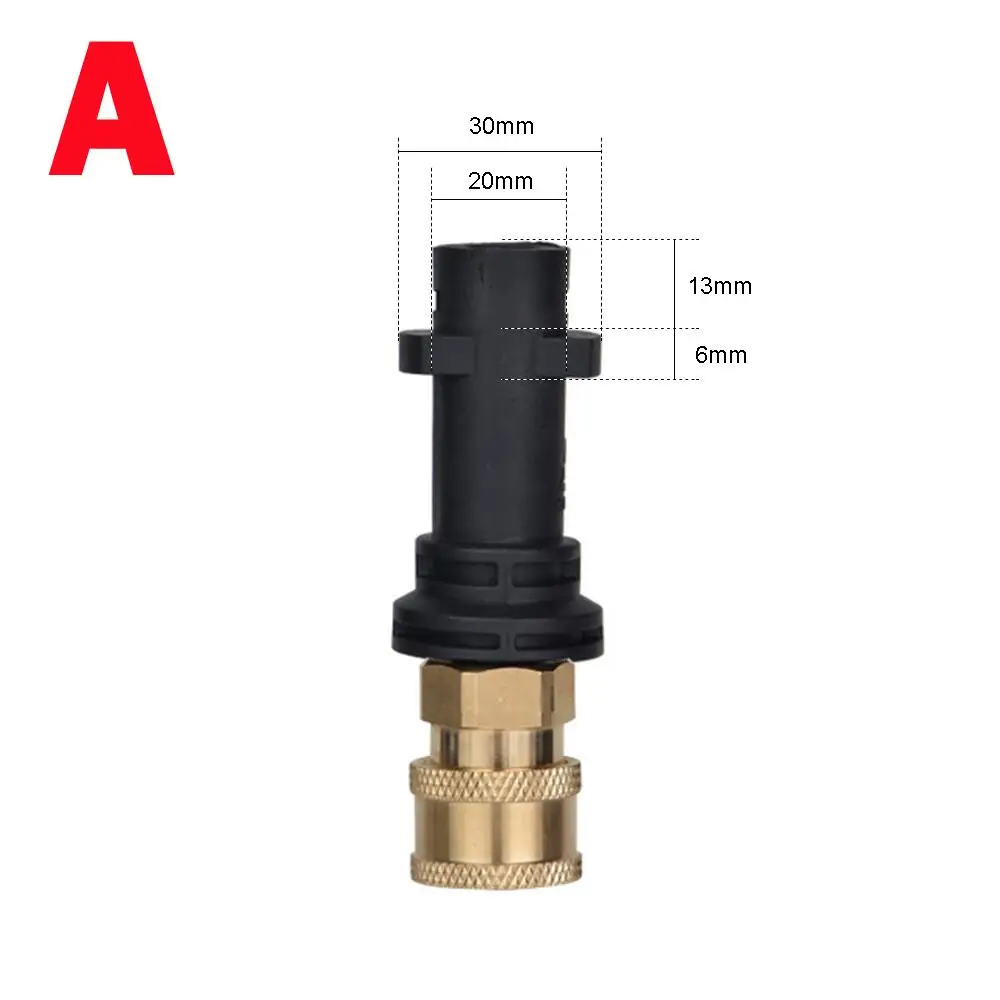 Universal Pressure Washer Adaptor with 1/4 Quick Release Connector Nozzle