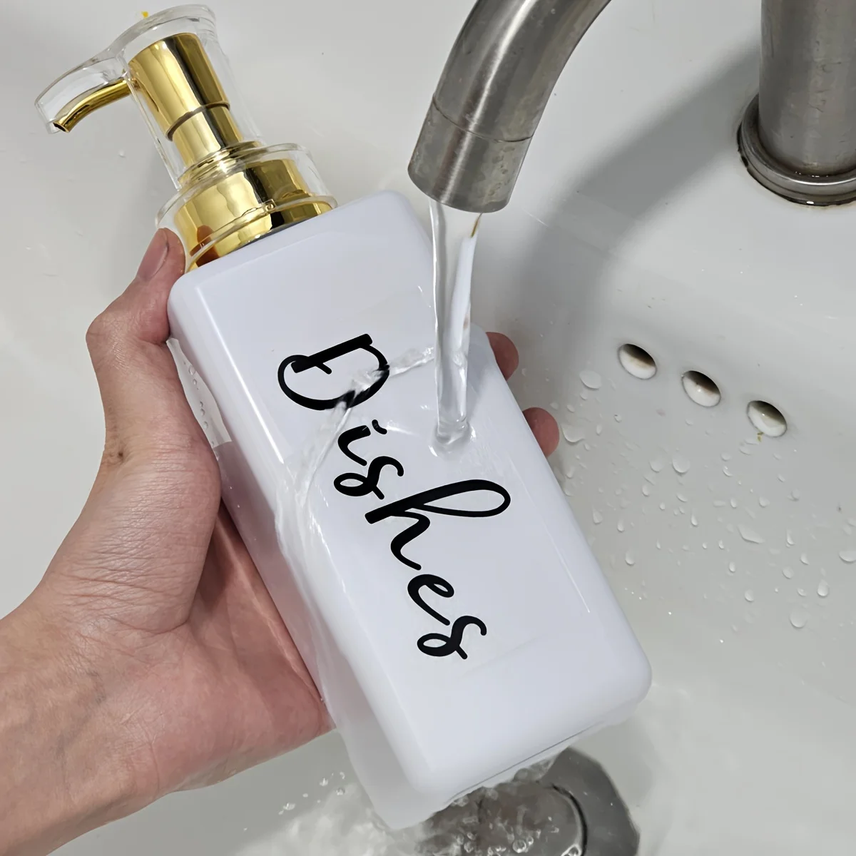 Soap Dispenser 2pcs Farmhouse Hand And Dish Soap Dispenser Refillable Liquid Soap Dispenser Pump Kitchen and Bathroom Convenient