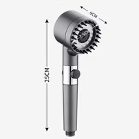 Three Speed Adjustment Bathroom Supplies Head Massage Portable Shower Filter Showers for Bathroom Accessories Showerhead Items 6