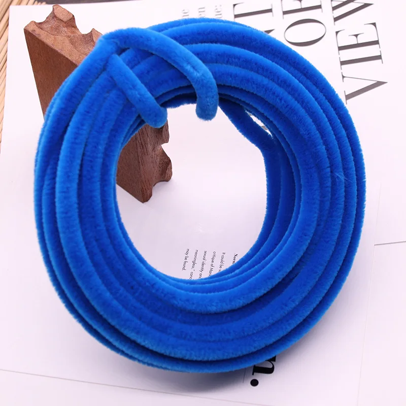 1M Velvet Twist Wire Strip Plush For DIY Flower Craft Ornament Hairpin Jewelry Making Clothing Accessories Handmade Felt Strip