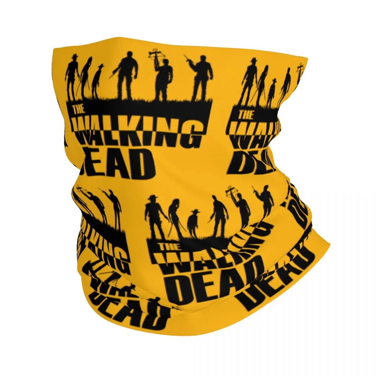

Horror TV Show The Walking Dead Winter Headband Neck Warmer Women Men Ski Hunting Tube Scarf Face Bandana Gaiter