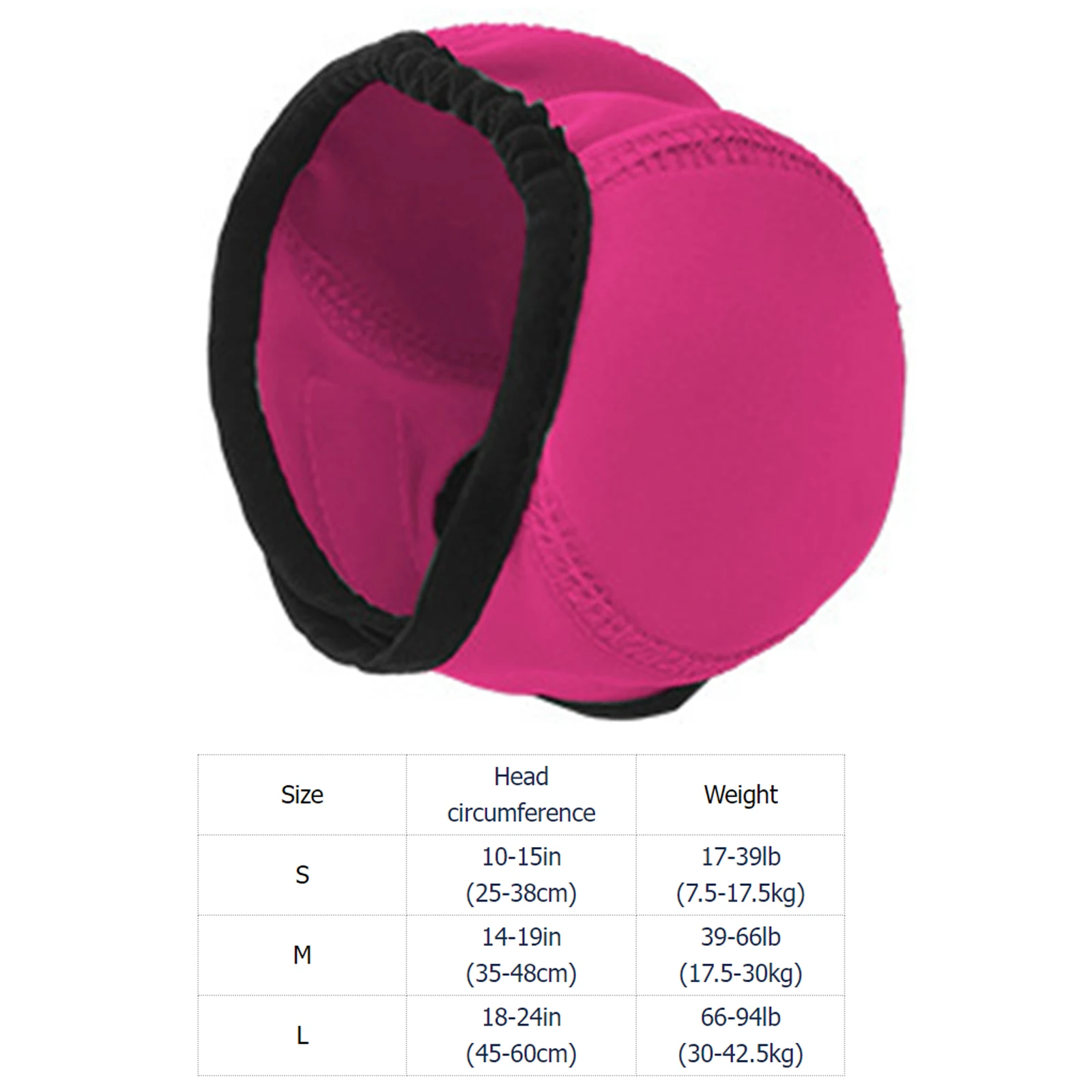 Dog Ear Covers Noise Reduction Dog Earmuffs Adjustable Anti-noise Pet Ear Muffs for Small Large Dogs Waterproof Pet Headcover