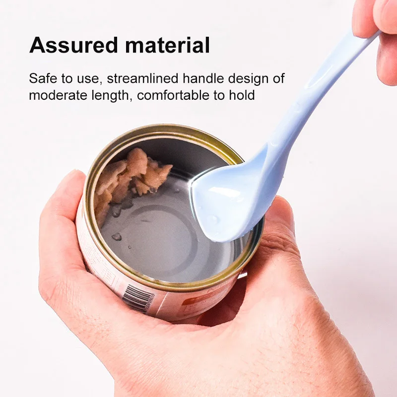 Cute Cat Paw Can Storage Cover Reusable Pet Food Cover Can Lid 2-in-1 Fresh-keeping Food Cover Spoon Tin Cans Food Accessories 5