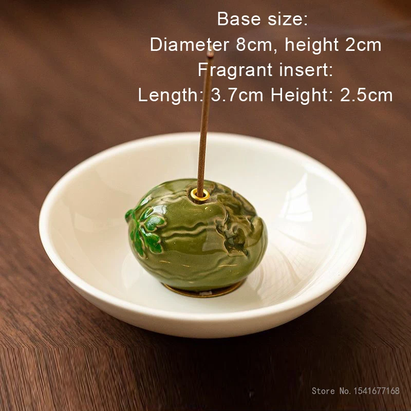 Creative New Fruit Style Small Incense Burner, Cute Fragrance Insertion Indoor Tea Ceremony Living Room Home Fragrance Stove 1Pc